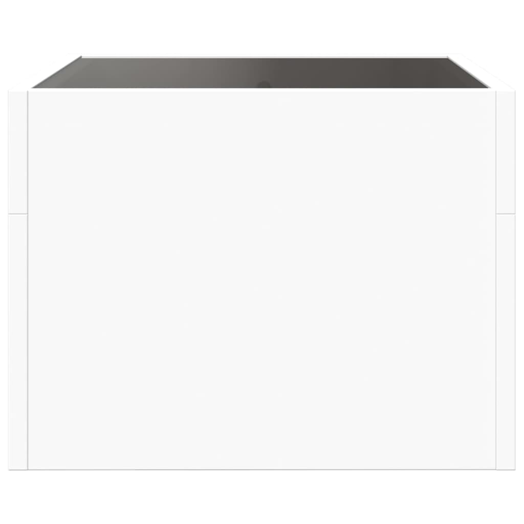 Noptieră cu LED infinity, alb, 40x40x30 cm GartenMobel Dekor