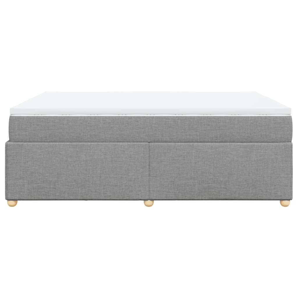 Pat continental, gri deschis, 140x200 cm, material textil GartenMobel Dekor