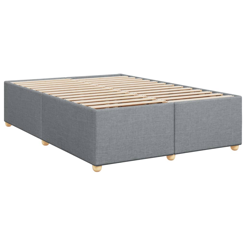 Pat continental, gri deschis, 140x200 cm, material textil GartenMobel Dekor