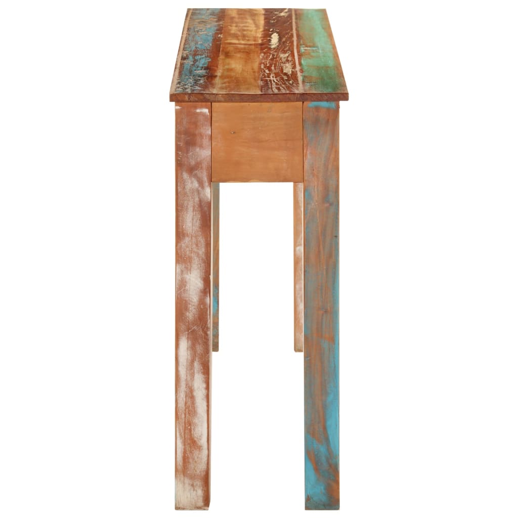 Masă consolă, 110x30x75 cm, lemn masiv recuperat GartenMobel Dekor