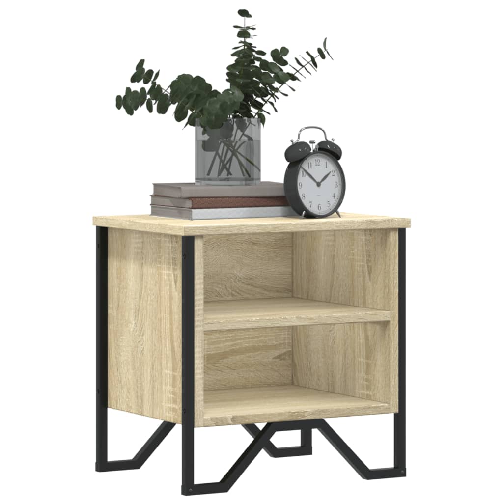 Noptiere, 2 buc., stejar Sonoma, 40x30x40 cm, lemn prelucrat GartenMobel Dekor
