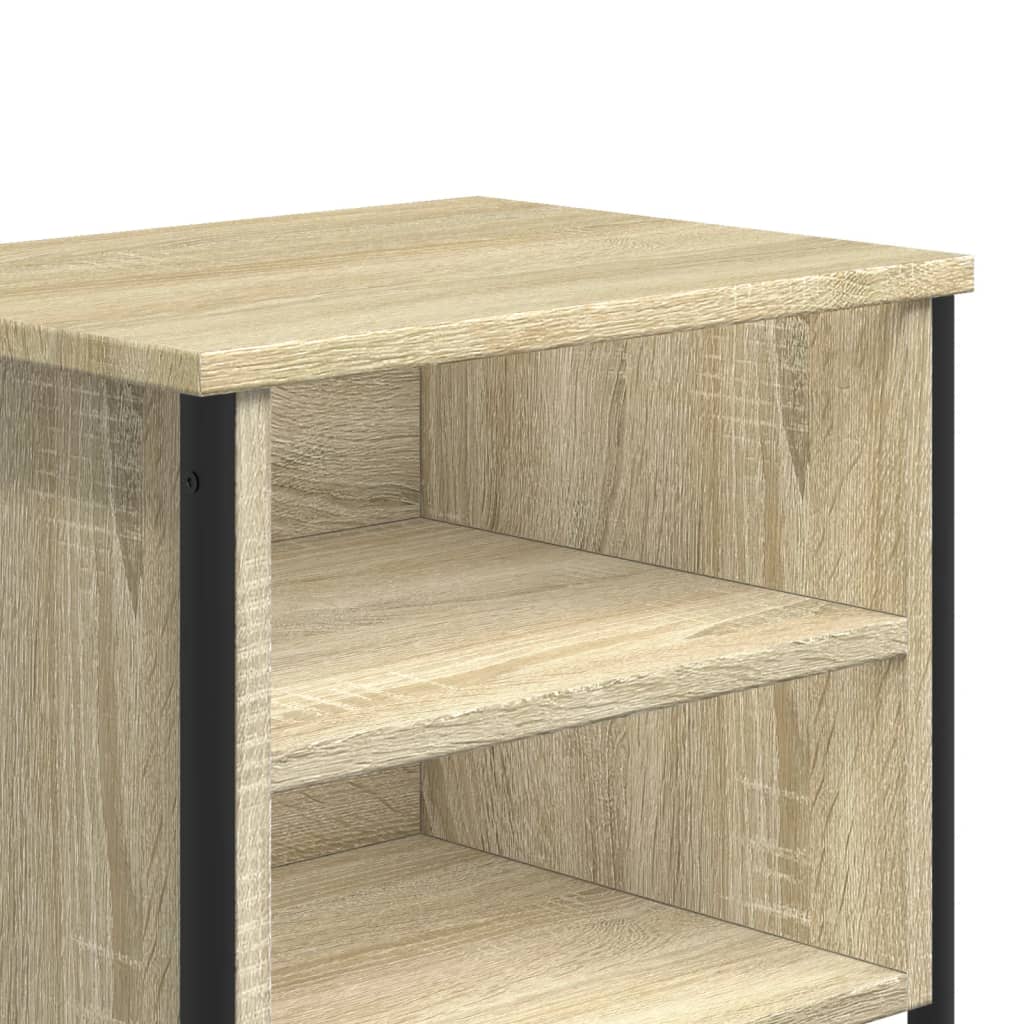 Noptiere, 2 buc., stejar Sonoma, 40x30x40 cm, lemn prelucrat GartenMobel Dekor