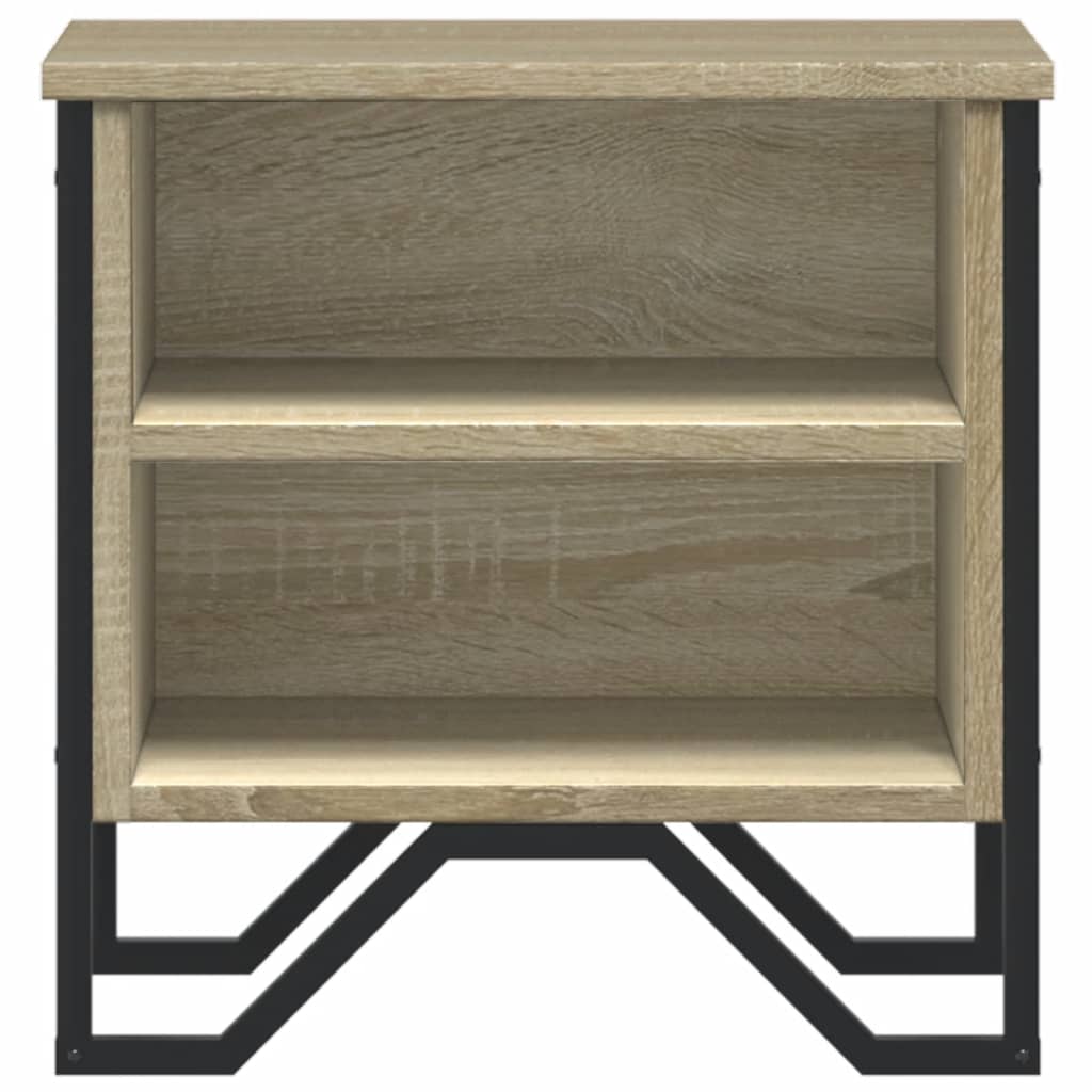 Noptiere, 2 buc., stejar Sonoma, 40x30x40 cm, lemn prelucrat GartenMobel Dekor