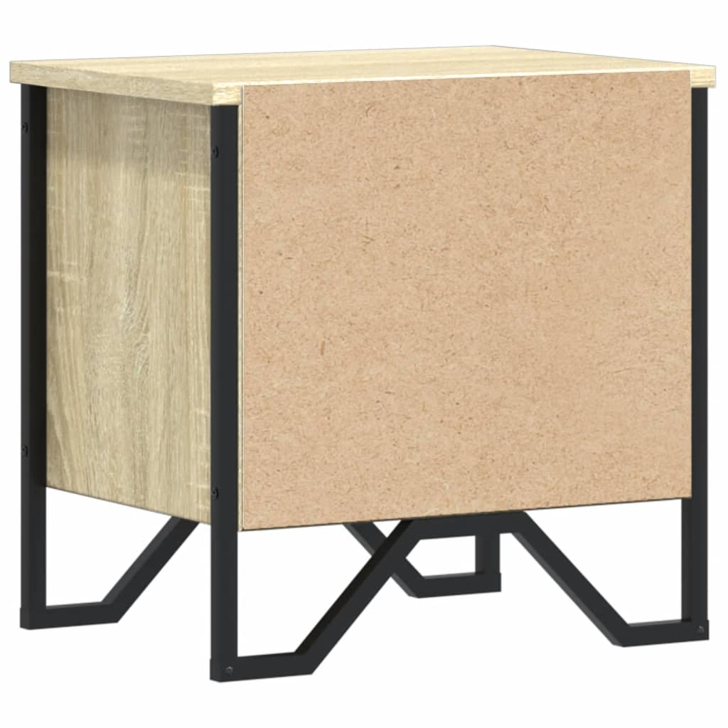Noptiere, 2 buc., stejar Sonoma, 40x30x40 cm, lemn prelucrat GartenMobel Dekor
