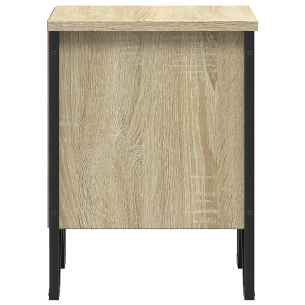 Noptiere, 2 buc., stejar Sonoma, 40x30x40 cm, lemn prelucrat GartenMobel Dekor