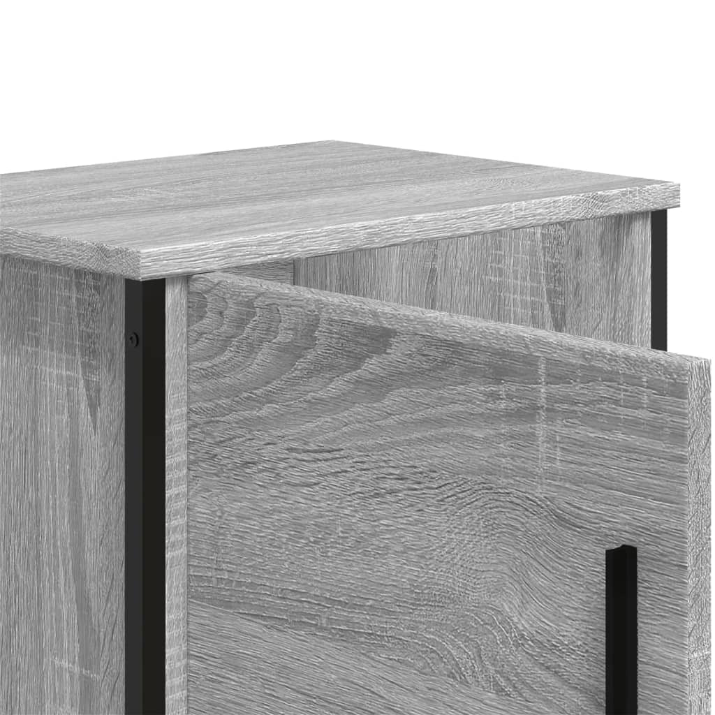 Noptiere, 2 buc., sonoma gri, 40x30x40 cm, lemn prelucrat GartenMobel Dekor