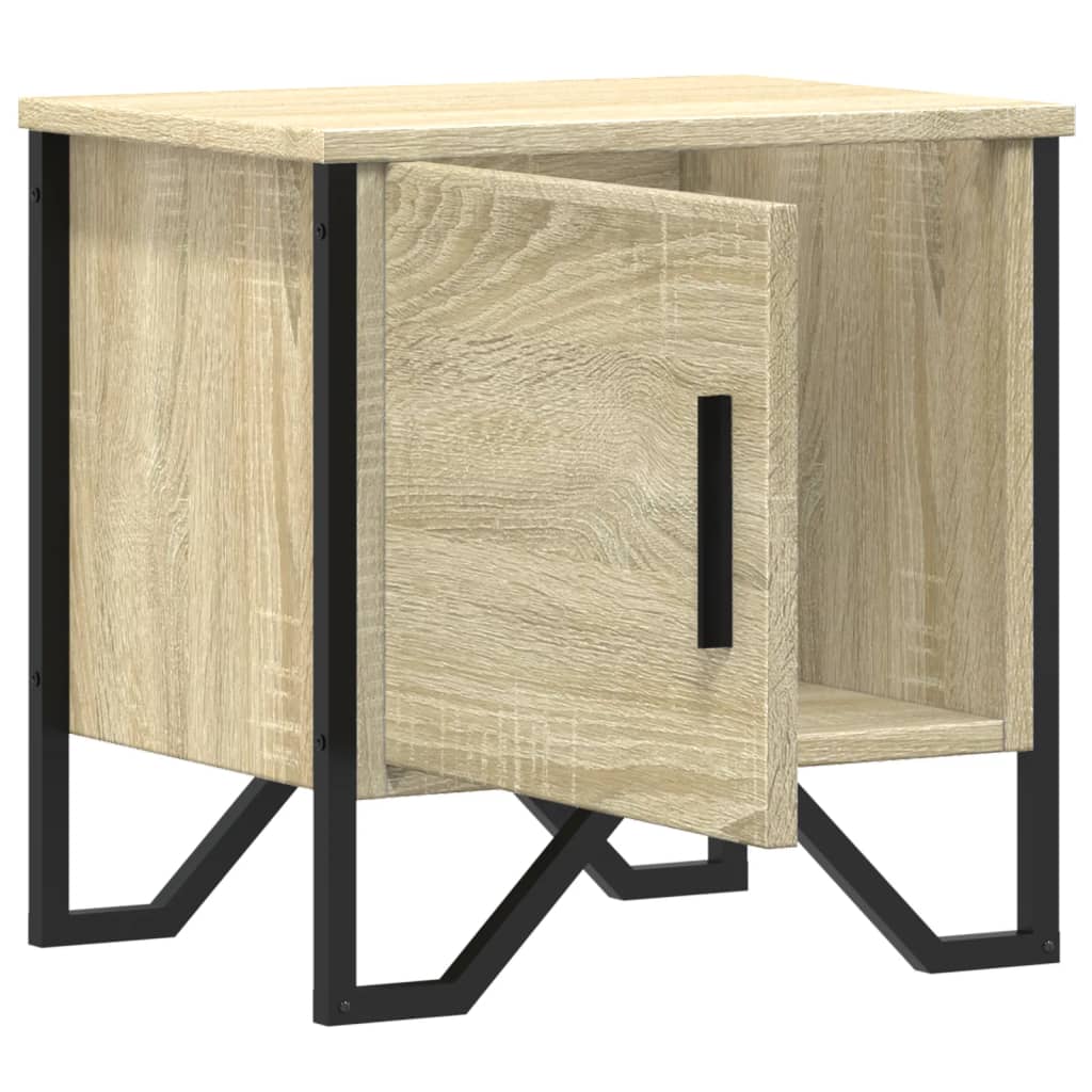 Noptiere, 2 buc., stejar Sonoma, 40 x 30 x 40  cm, PAL GartenMobel Dekor