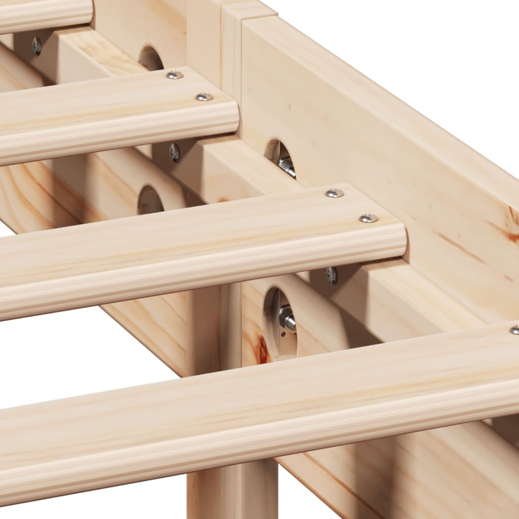 Cadru de pat fără saltea, 180x200 cm, lemn masiv pin GartenMobel Dekor