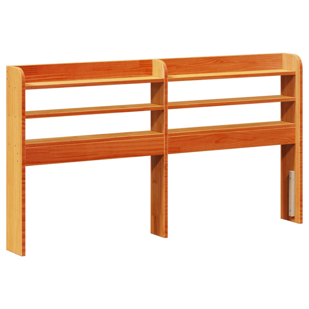 Cadru pat fără saltea, maro ceruit, 160x200 cm, lemn masiv pin GartenMobel Dekor