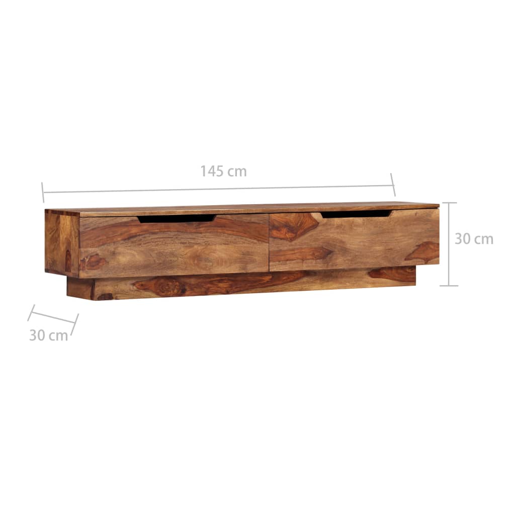 Dulap TV, 145x30x30 cm, lemn masiv GartenMobel Dekor