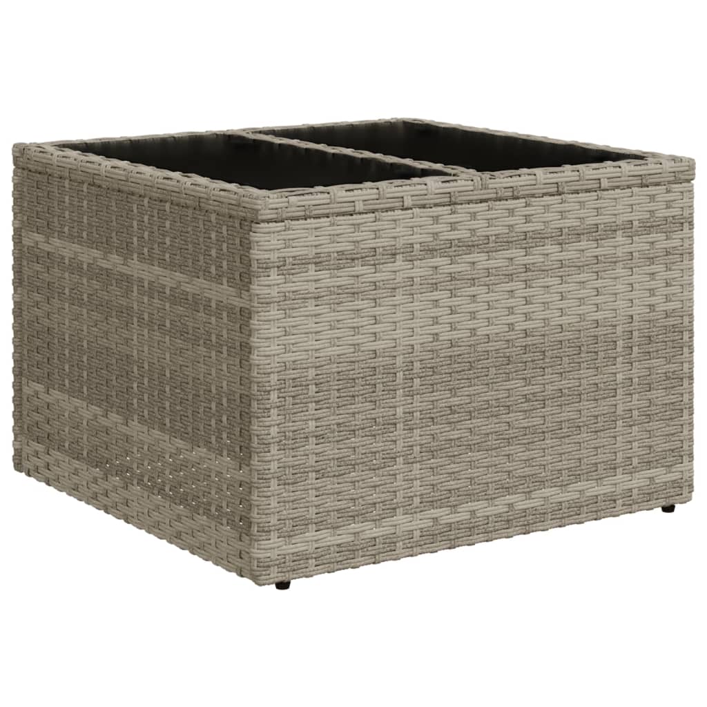 Set canapele de grădină cu perne 10 piese gri deschis poliratan GartenMobel Dekor