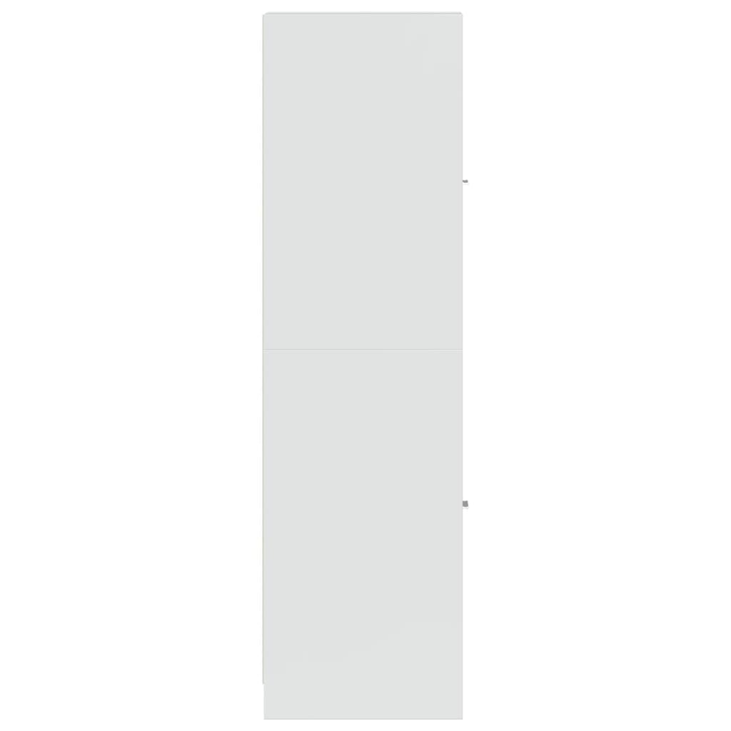 Dulap farmacie, alb extralucios, 30x41x144,5 cm, lemn prelucrat GartenMobel Dekor