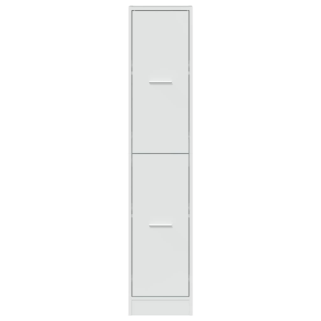 Dulap farmacie, alb extralucios, 30x41x144,5 cm, lemn prelucrat GartenMobel Dekor