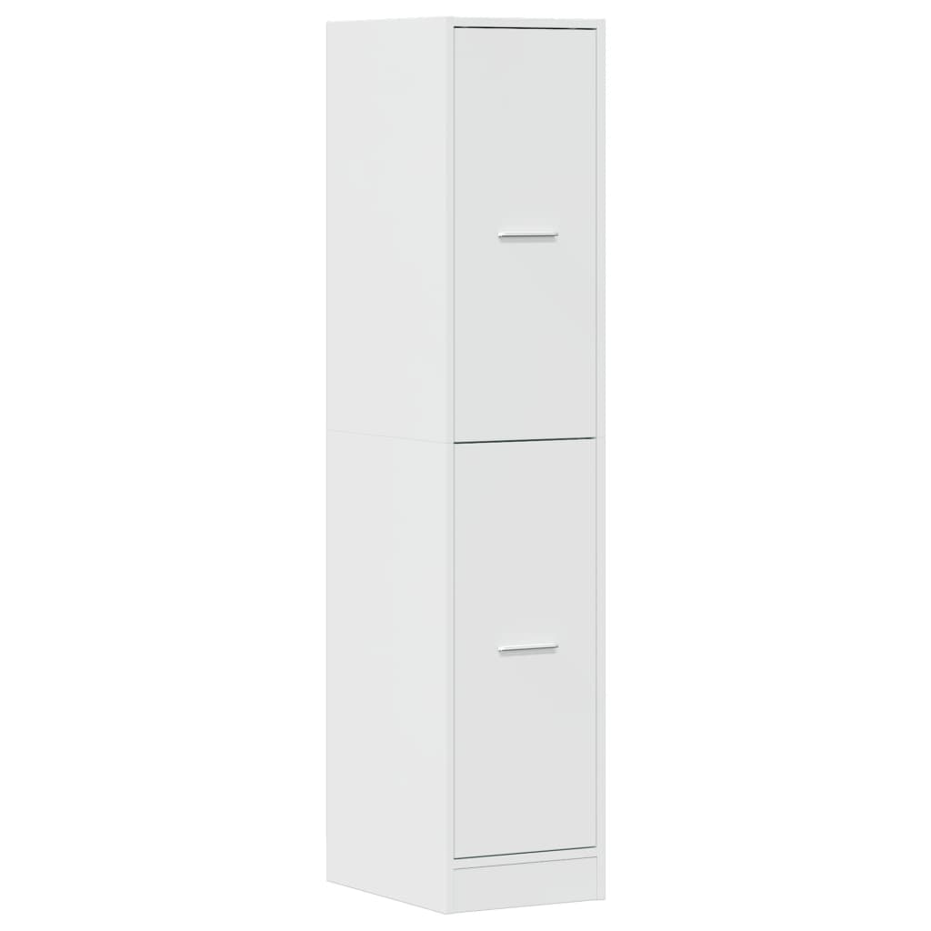 Dulap farmacie, alb extralucios, 30x41x144,5 cm, lemn prelucrat GartenMobel Dekor