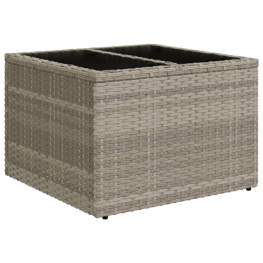 Set canapele de grădină cu perne, 9 piese gri deschis poliratan GartenMobel Dekor