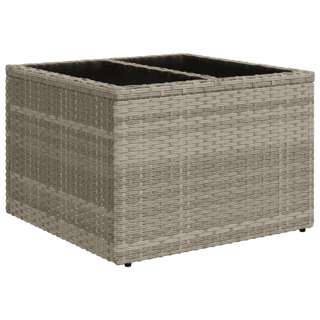 Set canapele de grădină cu perne, 9 piese gri deschis poliratan GartenMobel Dekor