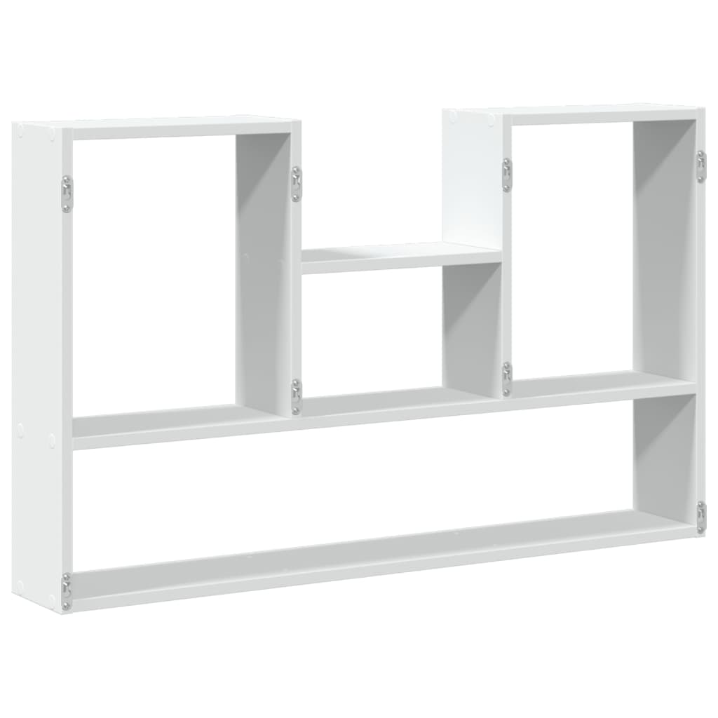 Raft de perete, alb, 99x15x60 cm, lemn prelucrat GartenMobel Dekor