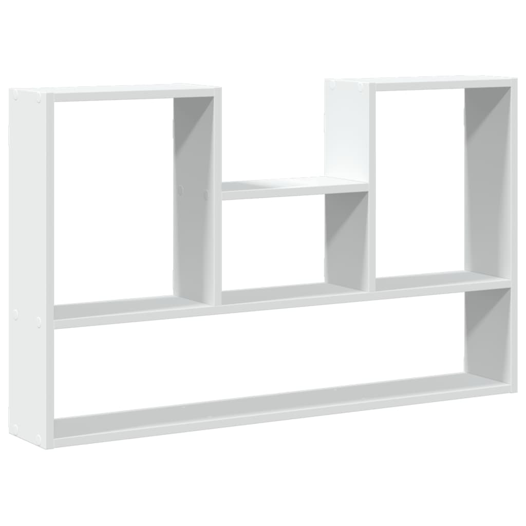 Raft de perete, alb, 99x15x60 cm, lemn prelucrat GartenMobel Dekor