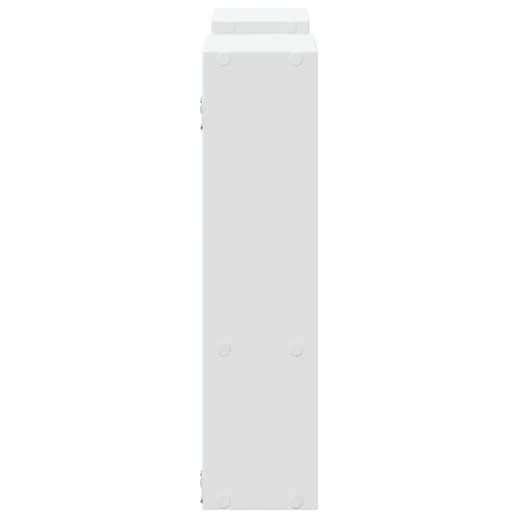 Raft de perete, alb, 99x15x60 cm, lemn prelucrat GartenMobel Dekor