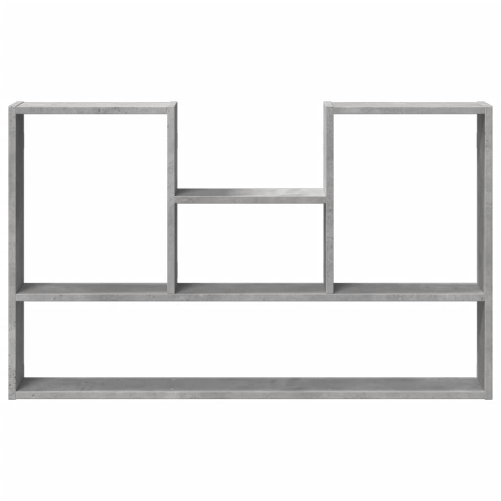 Raft de perete, gri beton, 99x15x60 cm, lemn prelucrat GartenMobel Dekor