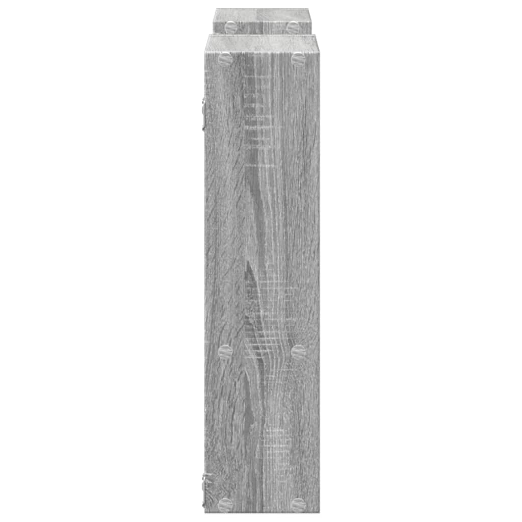 Raft de perete, gri sonoma, 99x15x60 cm, lemn prelucrat GartenMobel Dekor