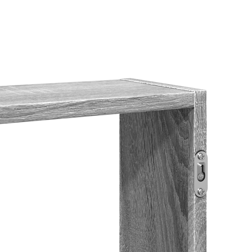 Raft de perete, gri sonoma, 99x15x60 cm, lemn prelucrat GartenMobel Dekor