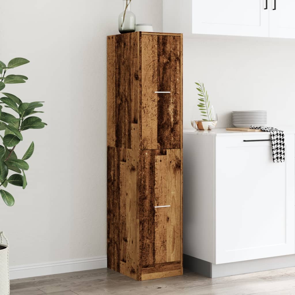 Dulap de farmacie, lemn vechi, 30x41x144,5 cm, lemn prelucrat GartenMobel Dekor