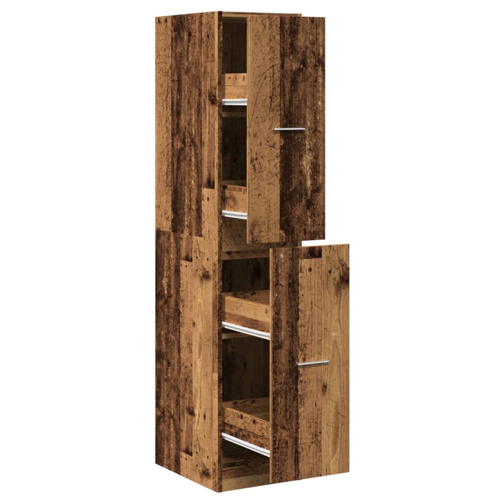 Dulap de farmacie, lemn vechi, 30x41x144,5 cm, lemn prelucrat GartenMobel Dekor