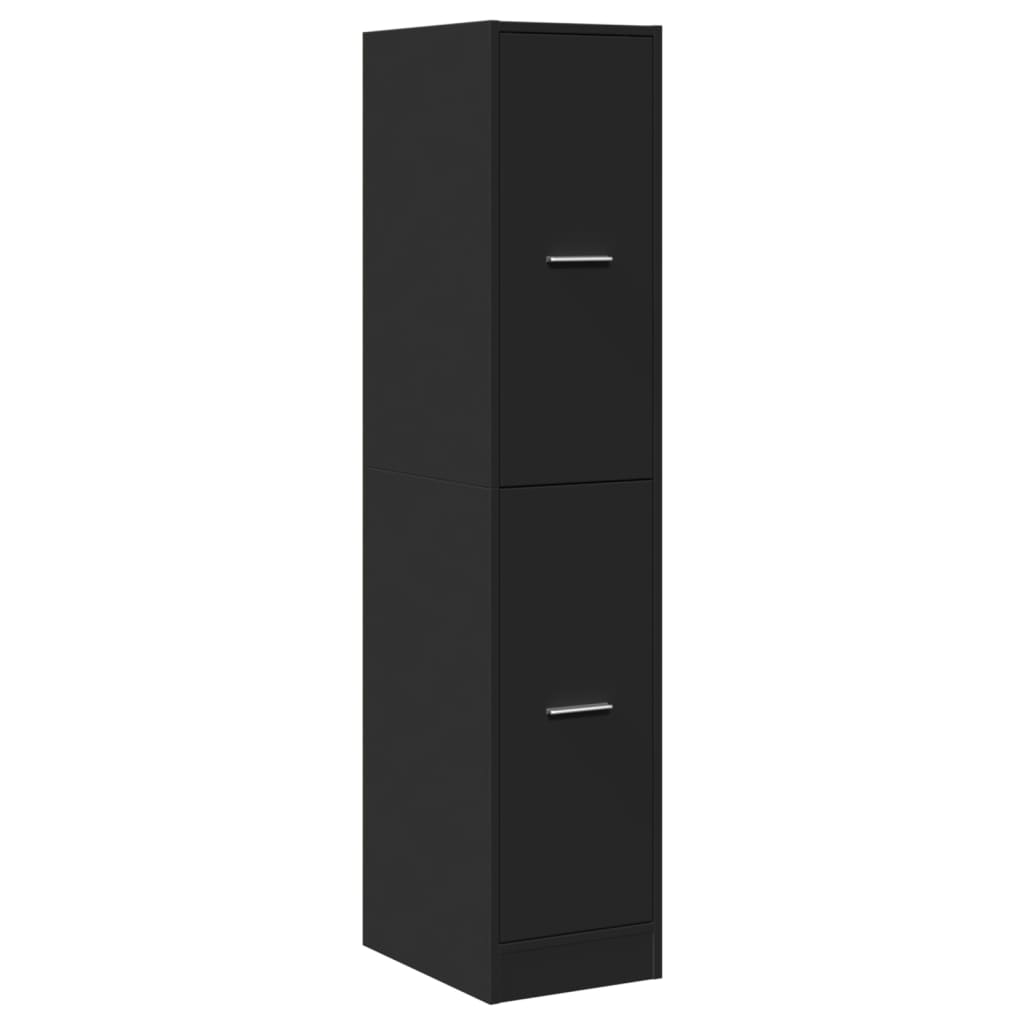 Dulap de farmacie, negru, 30x41x144,5 cm, lemn prelucrat GartenMobel Dekor