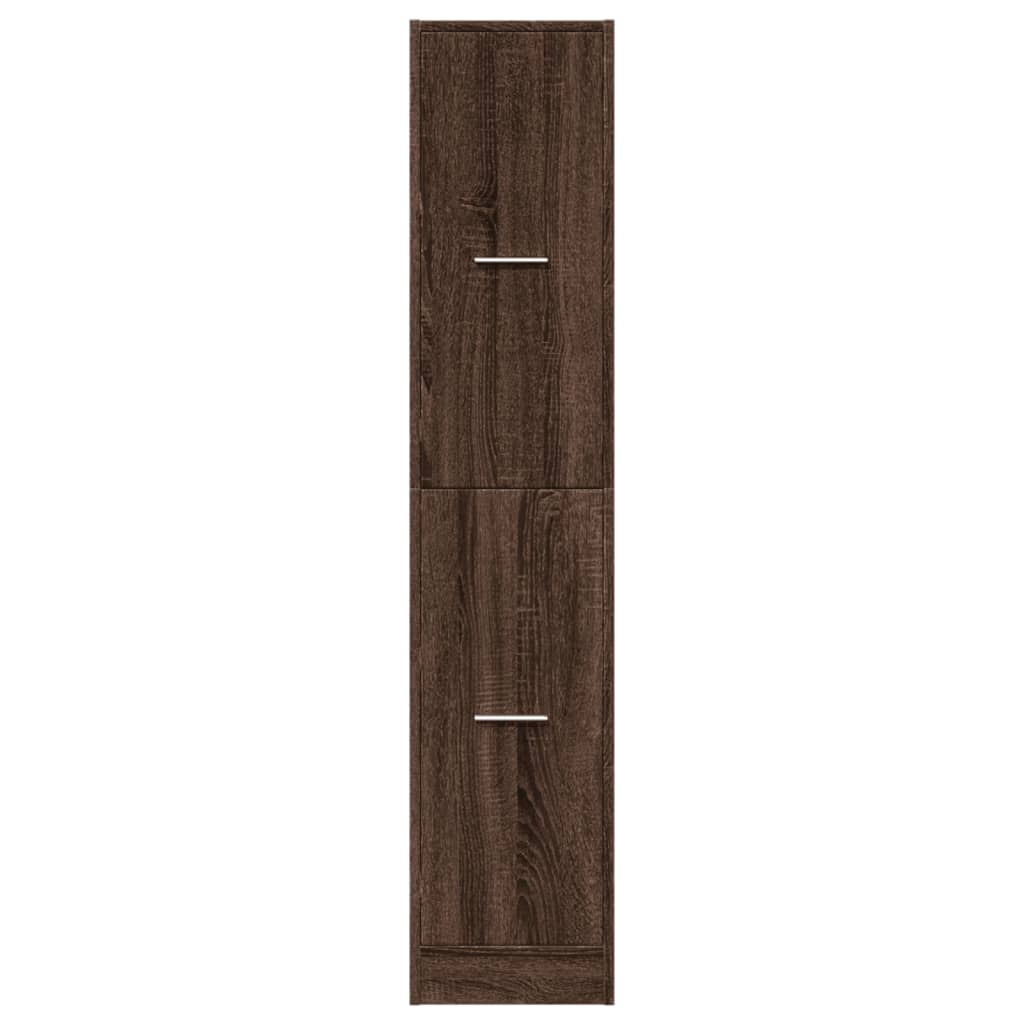 Dulap de farmacie, stejar maro, 30x41x144,5 cm, lemn prelucrat GartenMobel Dekor