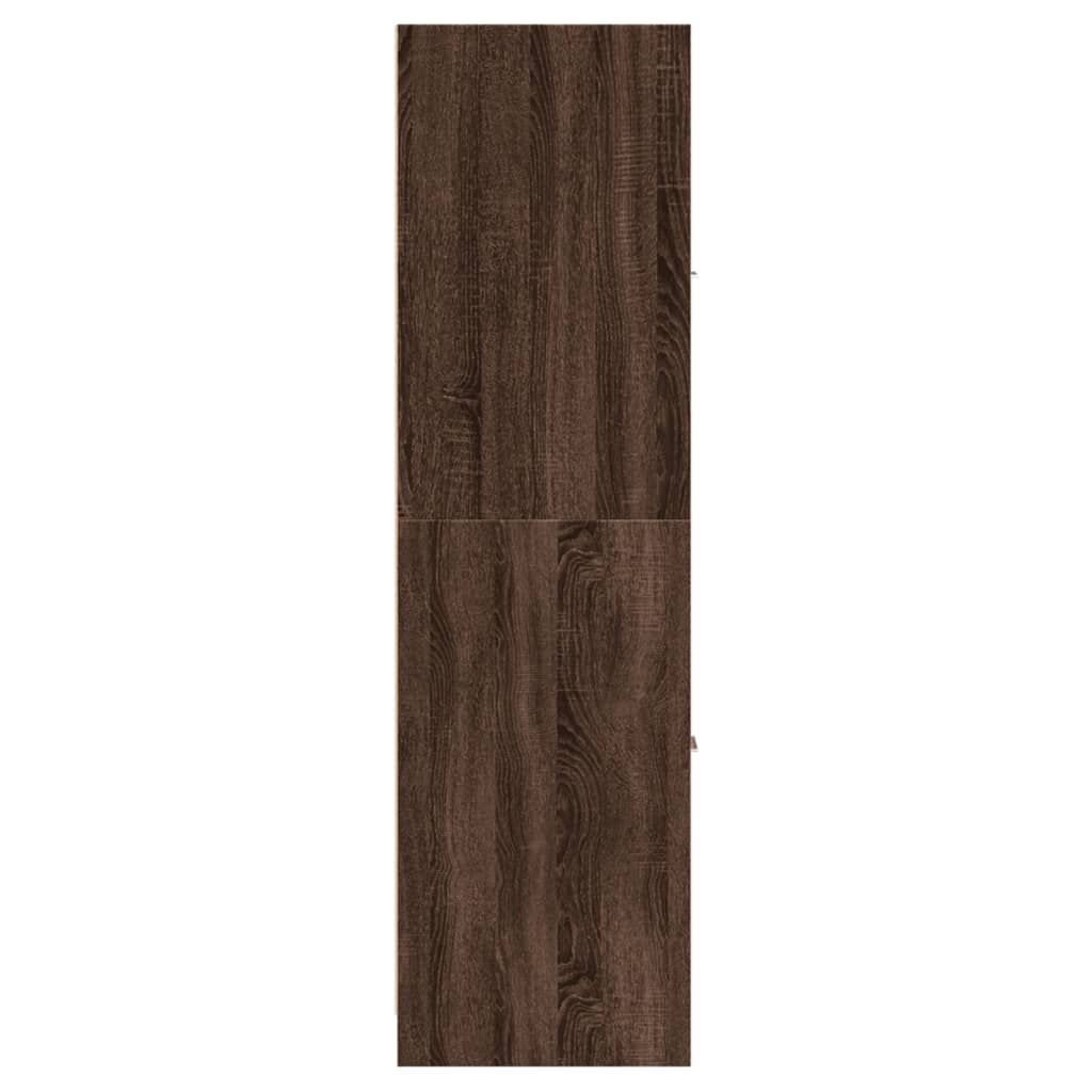 Dulap de farmacie, stejar maro, 30x41x144,5 cm, lemn prelucrat GartenMobel Dekor