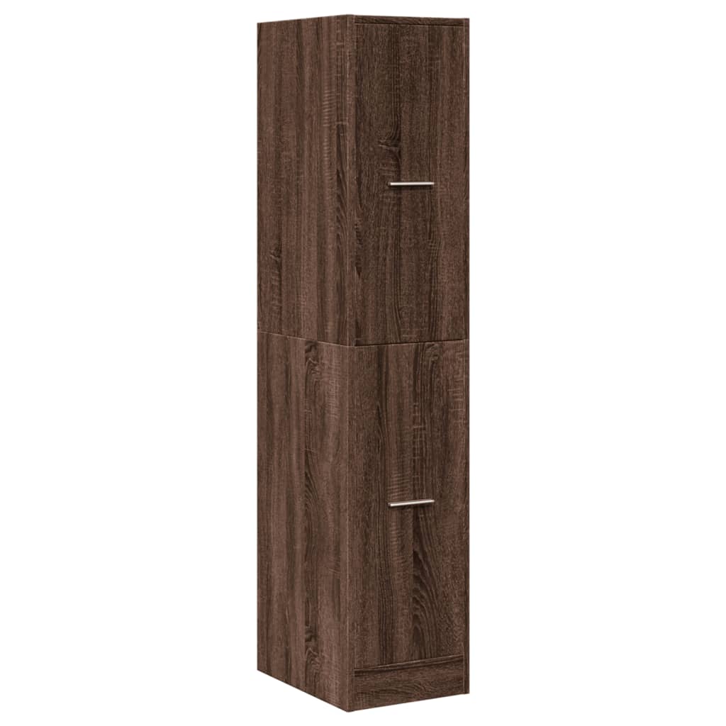 Dulap de farmacie, stejar maro, 30x41x144,5 cm, lemn prelucrat GartenMobel Dekor