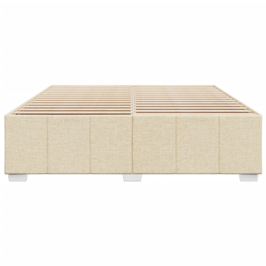 Cadru de pat fără saltea, crem, 180x200 cm, textil GartenMobel Dekor