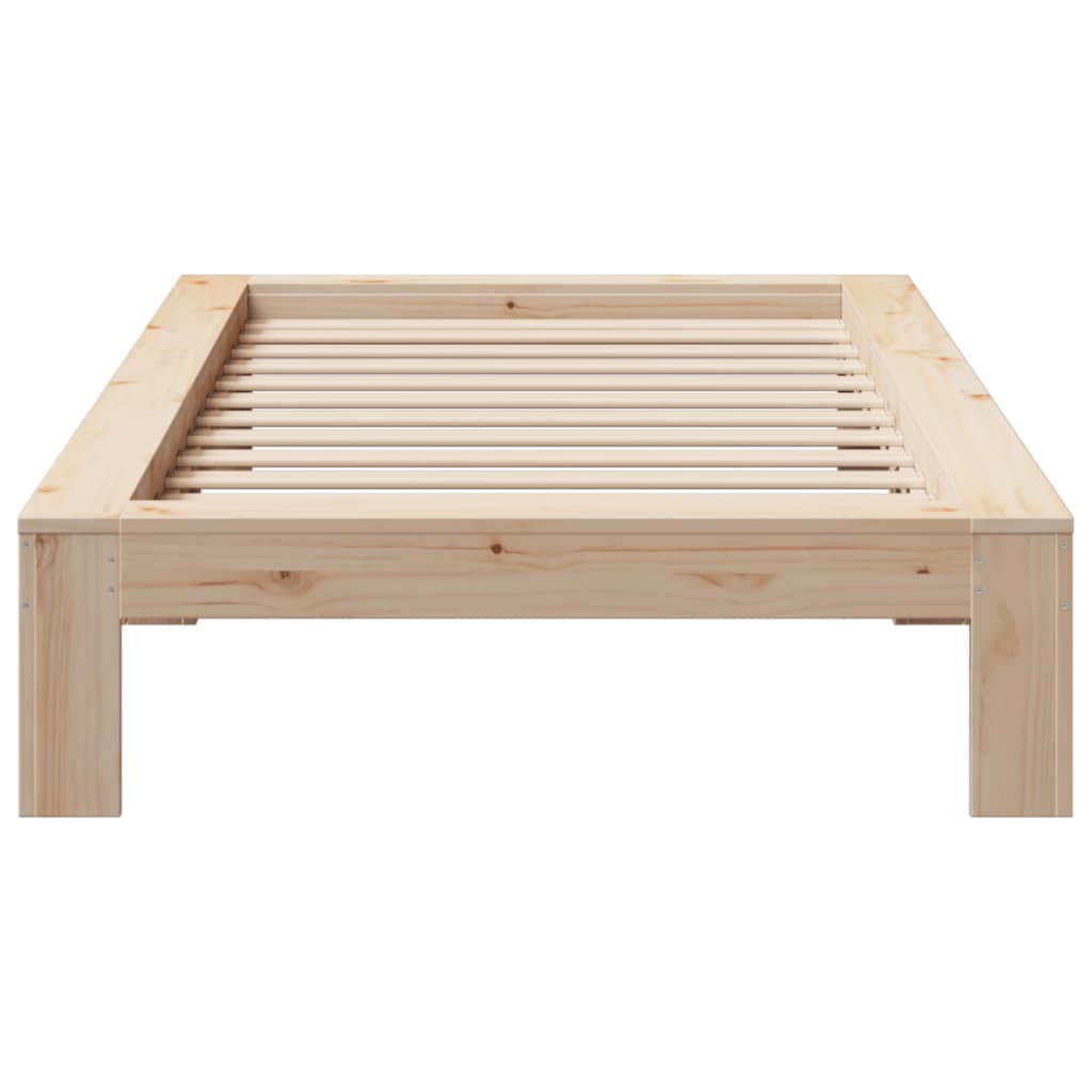 Cadru pat fără saltea, 90x190 cm, lemn masiv de pin GartenMobel Dekor