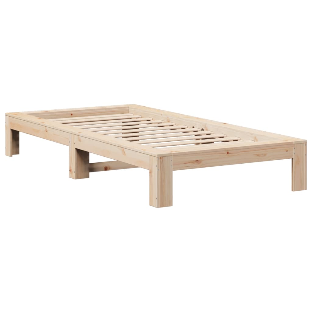 Cadru pat fără saltea, 90x190 cm, lemn masiv de pin GartenMobel Dekor