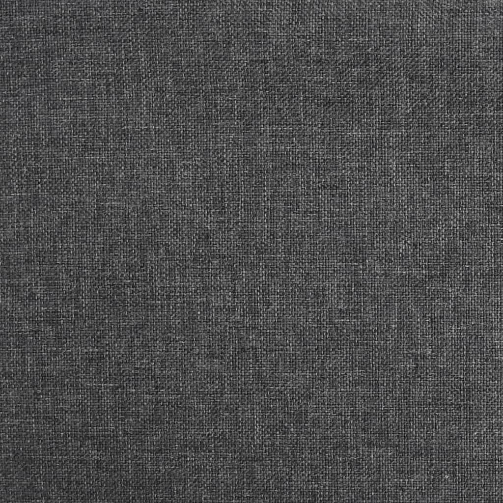 Scaun de birou pivotant, gri închis, material textil GartenMobel Dekor