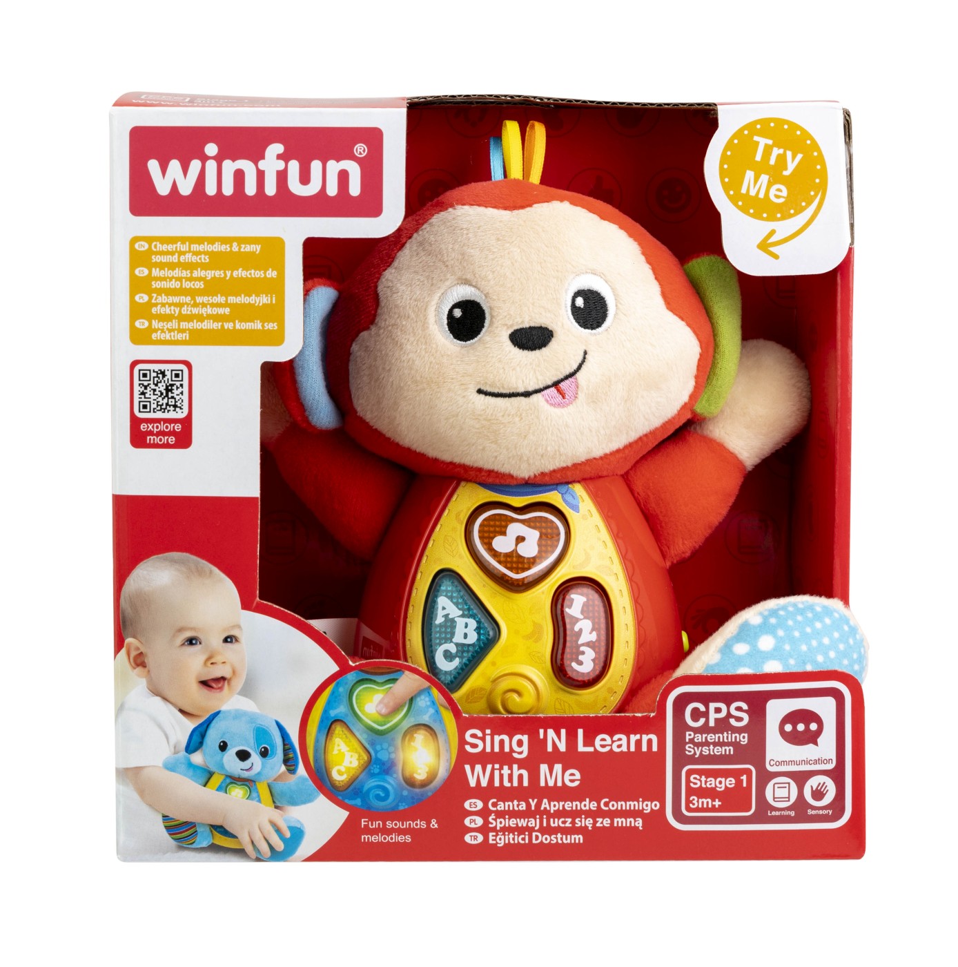 WINFUN CANTA SI INVATA CU MAIMUTICA SuperHeroes ToysZone