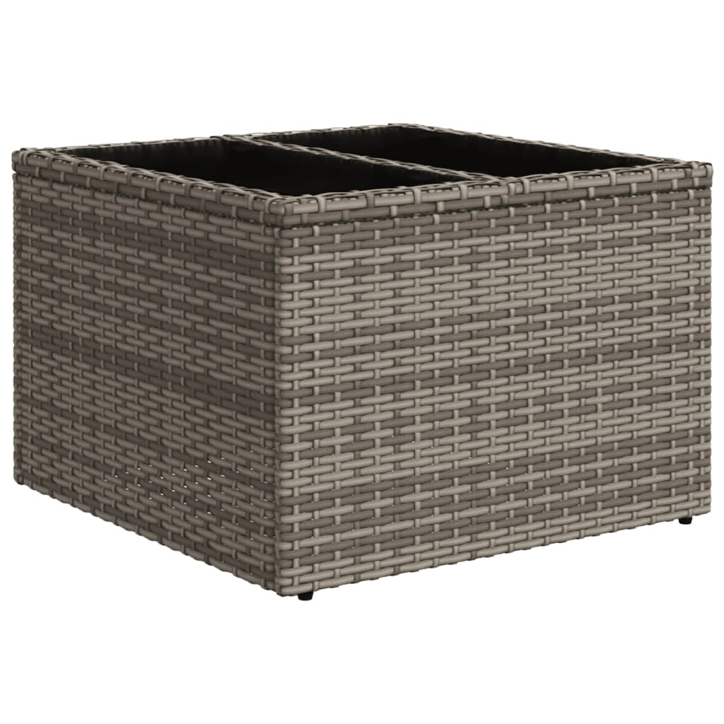 Set mobilier grădină cu perne, 6 piese, gri, poliratan GartenMobel Dekor