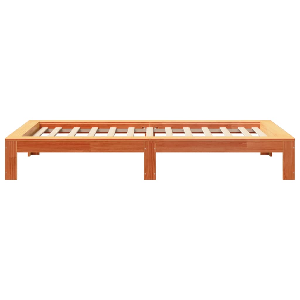 Pat de zi fără saltea, maro ceruit, 90x200 cm, lemn masiv pin GartenMobel Dekor