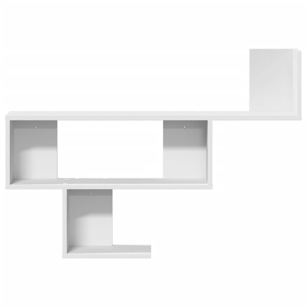 Raft de perete, alb, 100x15x70 cm, lemn prelucrat GartenMobel Dekor