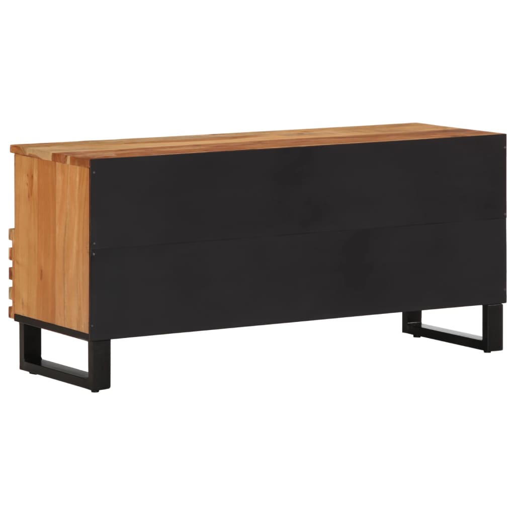 Dulap TV, 100x34x46 cm, lemn masiv de acacia GartenMobel Dekor