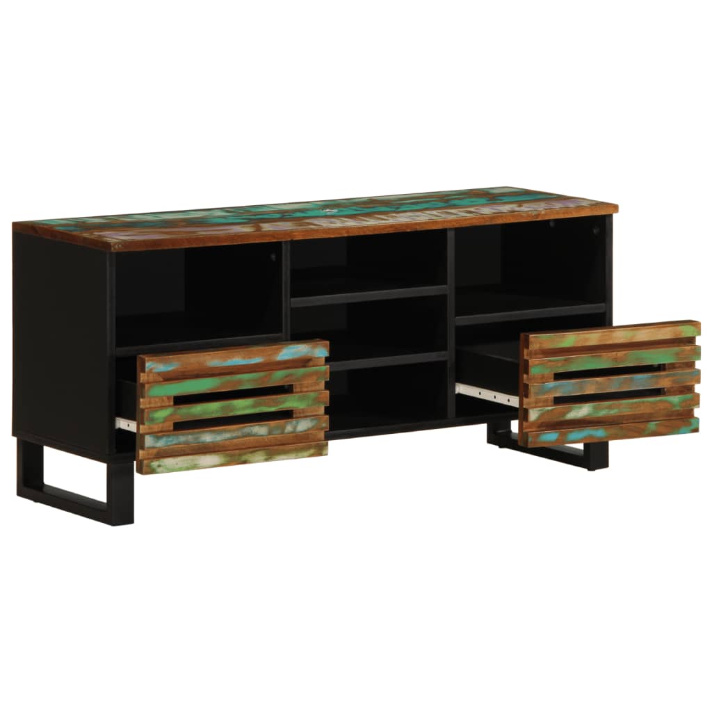Dulap TV, 100x34x46 cm, lemn masiv de acacia GartenMobel Dekor