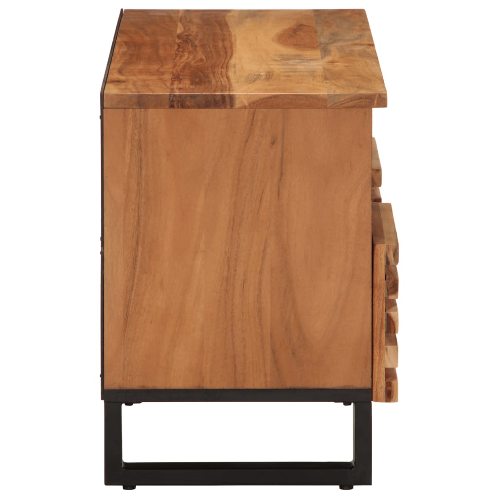 Dulap TV, 100x34x46 cm, lemn masiv de acacia GartenMobel Dekor