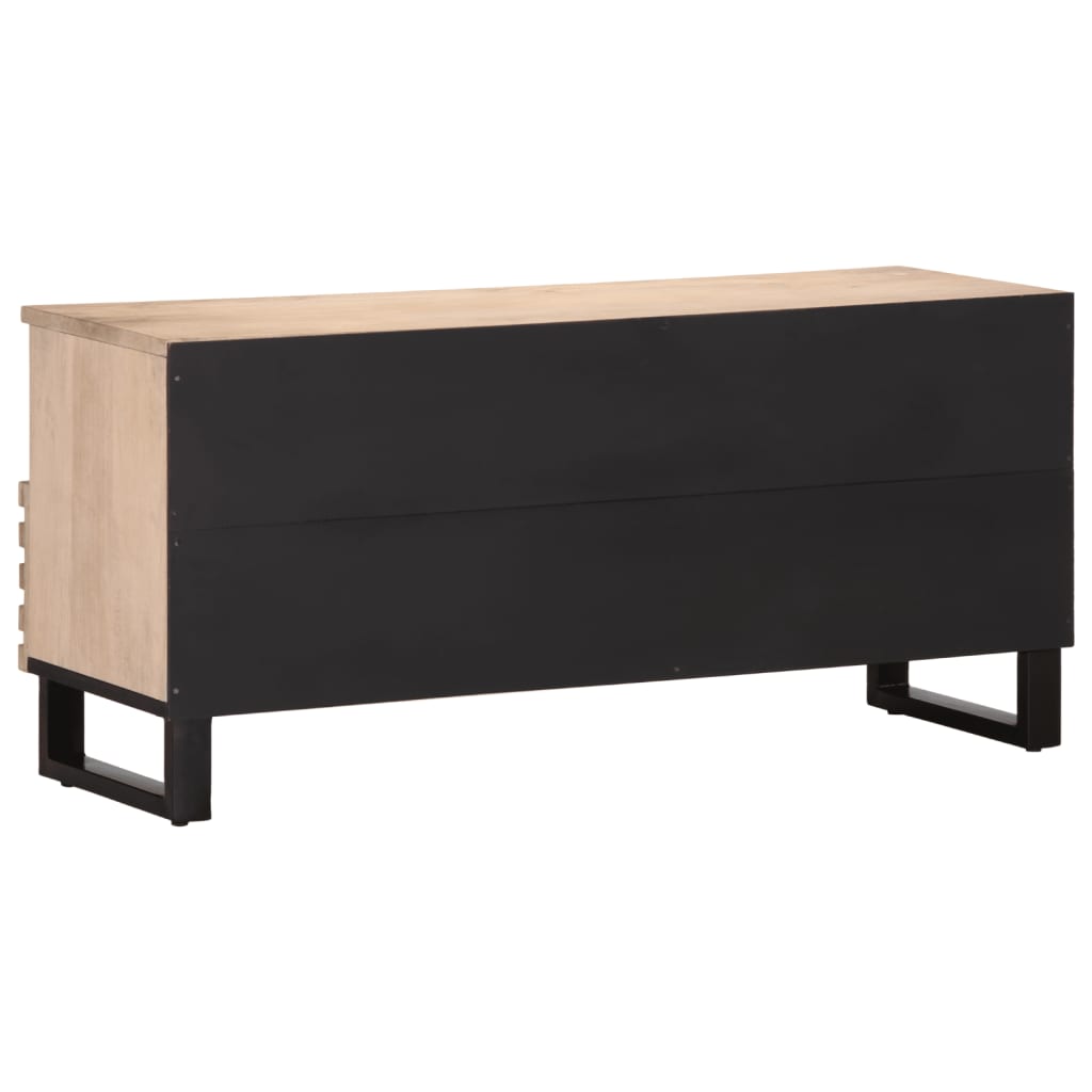Dulap TV, 100x34x46 cm, lemn masiv de mango GartenMobel Dekor