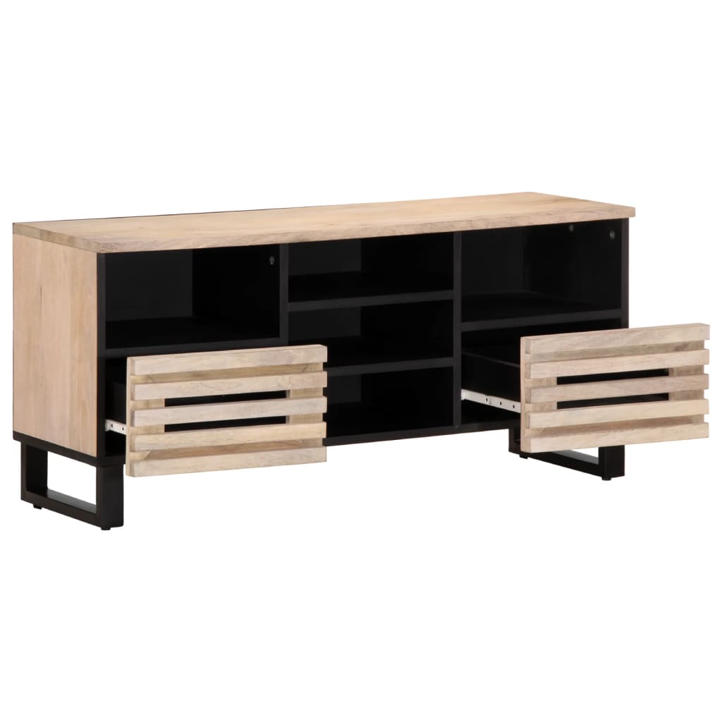 Dulap TV, 100x34x46 cm, lemn masiv de mango GartenMobel Dekor