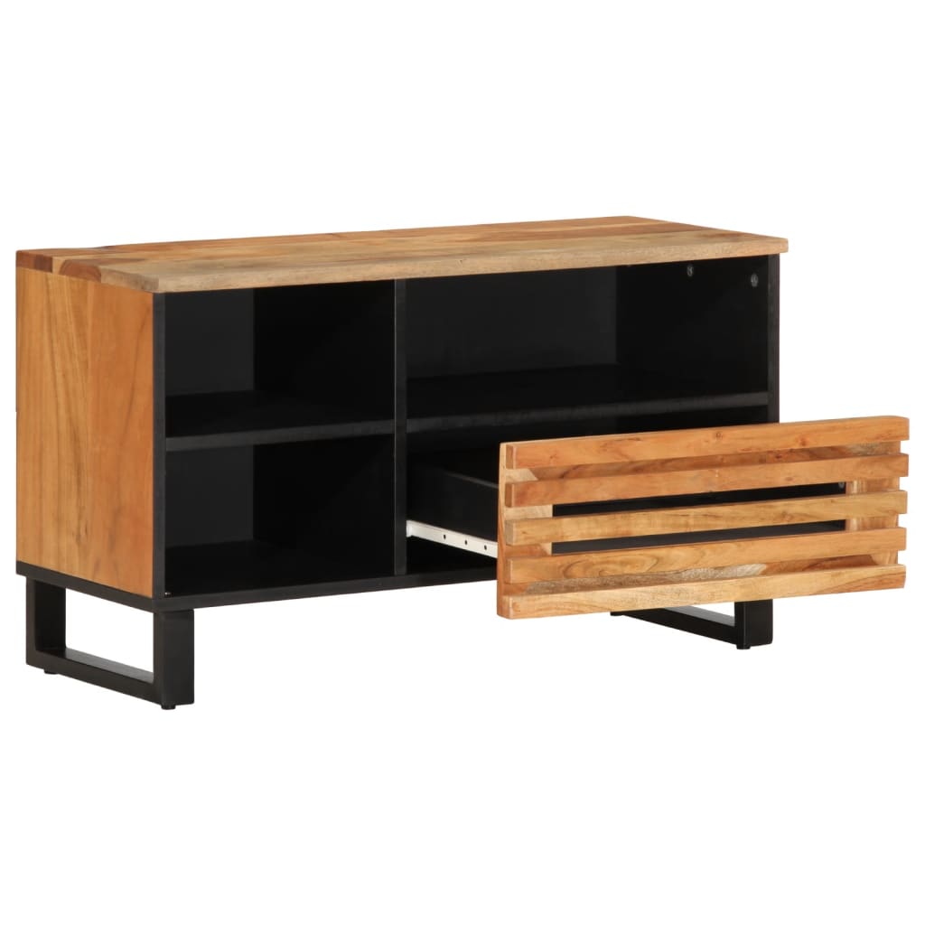 Dulap TV, 80x34x46 cm, lemn masiv de acacia GartenMobel Dekor