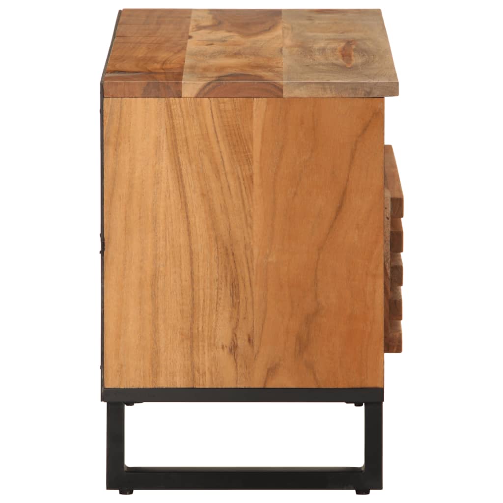 Dulap TV, 80x34x46 cm, lemn masiv de acacia GartenMobel Dekor