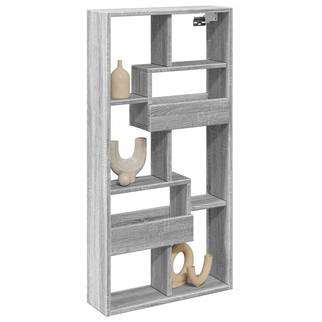 Dulap de perete, gri sonoma, 50x15x100 cm, lemn prelucrat GartenMobel Dekor