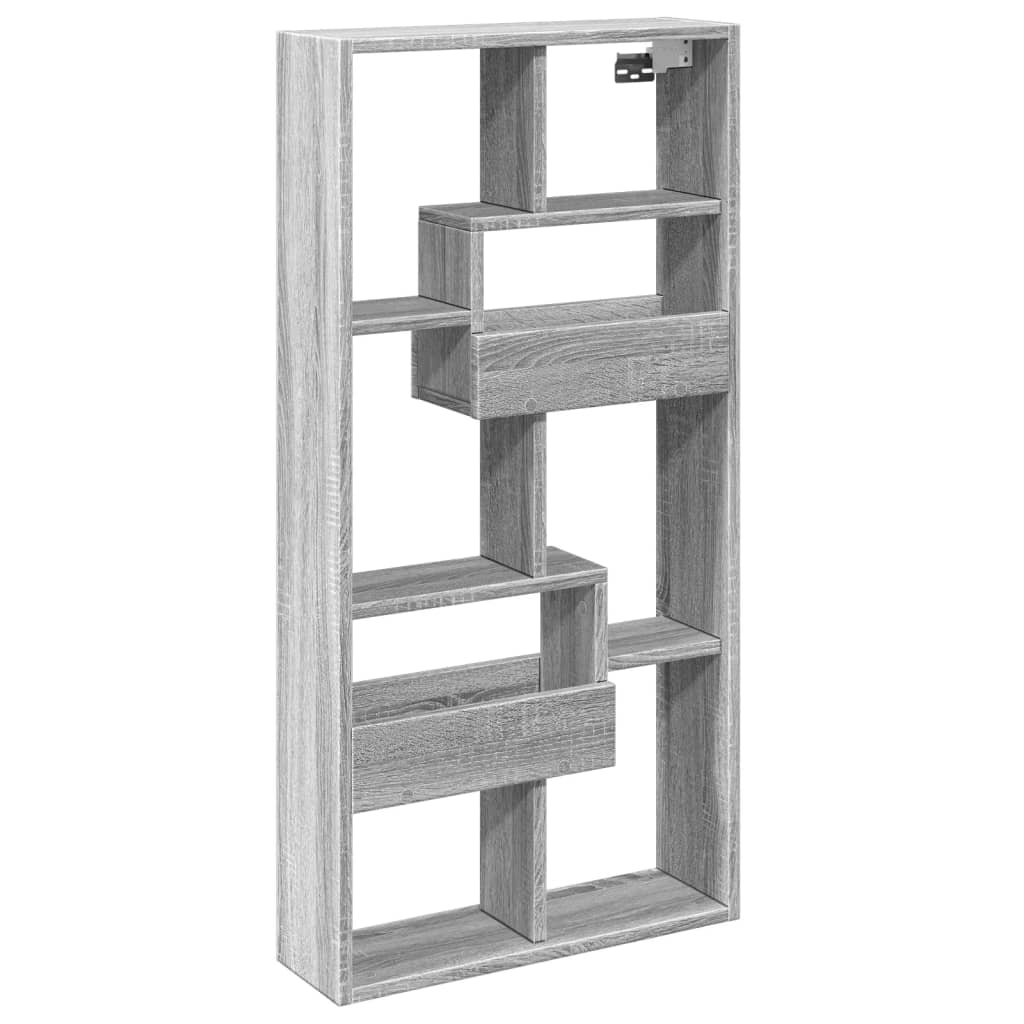 Dulap de perete, gri sonoma, 50x15x100 cm, lemn prelucrat GartenMobel Dekor