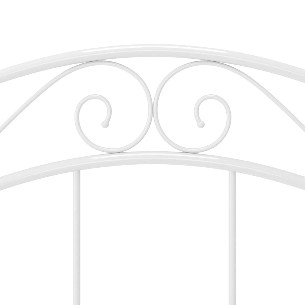 Cadru de pat, alb, 100x200 cm, metal GartenMobel Dekor